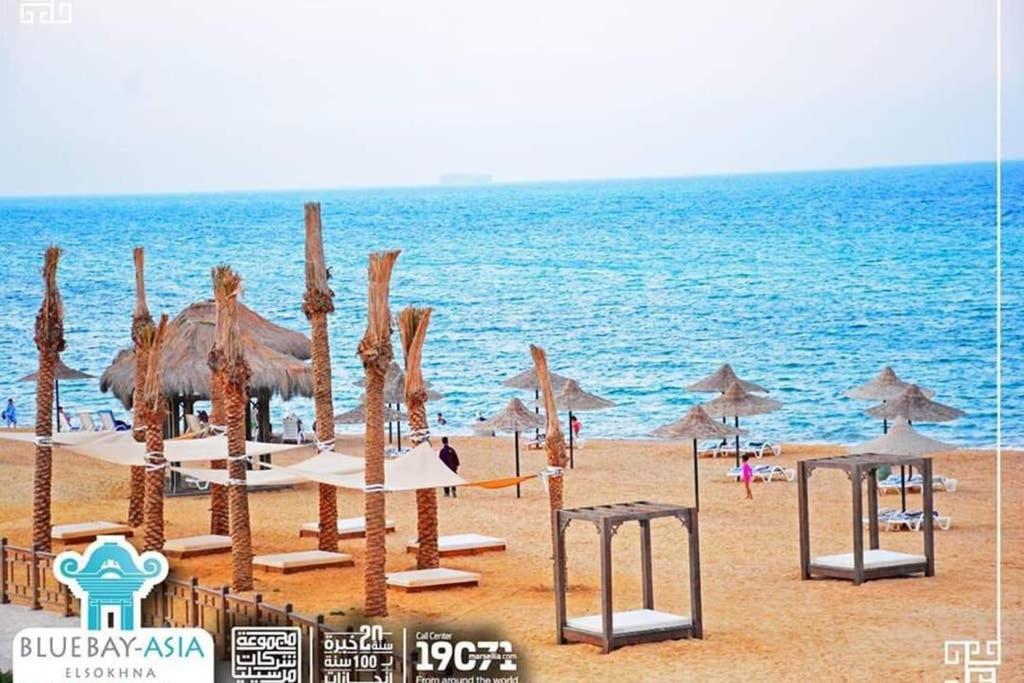Amazing Chalet At Bluebay Asian Resort Pool View - Families Only ไอน์ ซกนา ภายนอก รูปภาพ